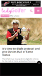 Mobile Screenshot of lady-golfer.com